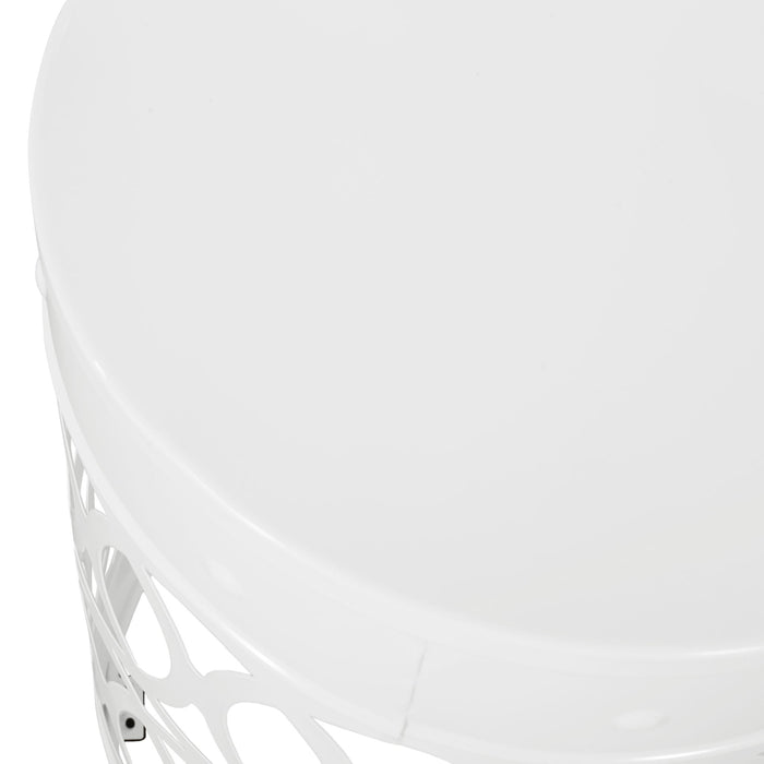 Outdoor Metal S/2 End Table