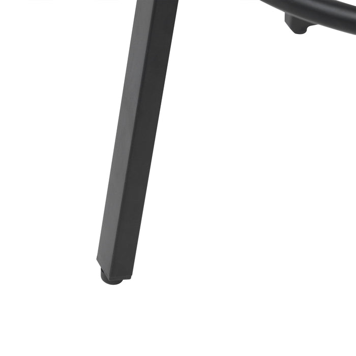 Counter Height Bar Stools Backless Handwoven Kitchen Dining Chairs With Round Footrest (Set of 2) Weaving Pub Stoo - Creamy White