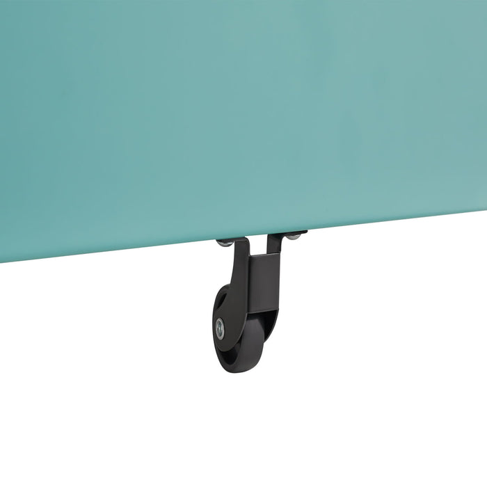 3 Drawer Mobile File Cabinet Under Desk Office, Simple Style Versatile Storage Cabinet For Legal / Letter / A4 Files, 5 Wheel Design Anti-Tilting Cold Rolled Steel Waterproof Moisture-Proof