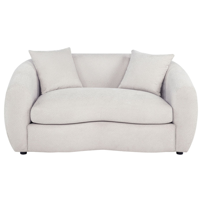 Isabella Fabric Upholstered Loveseat Sand