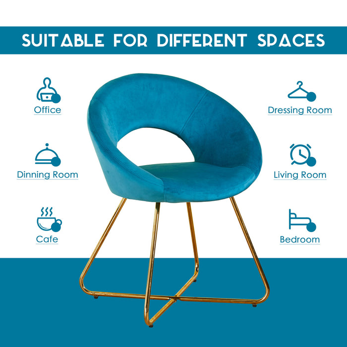 Modern Accent Velvet Lounge Chair