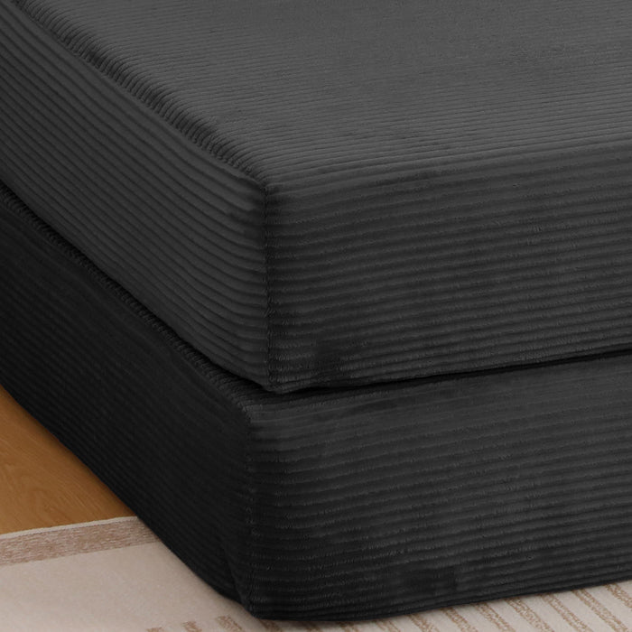 Convertible Sofa Bed, 2 Seater Fold Out Floor Couch