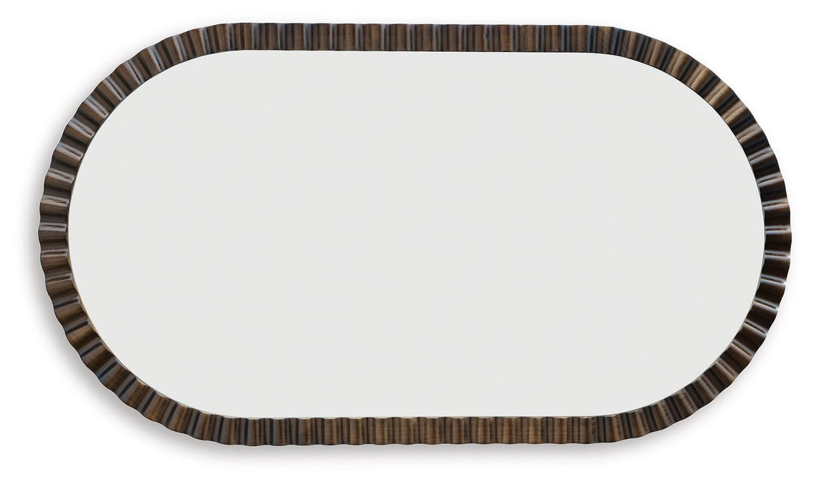 Clorington - Accent Mirror - Dark Brown