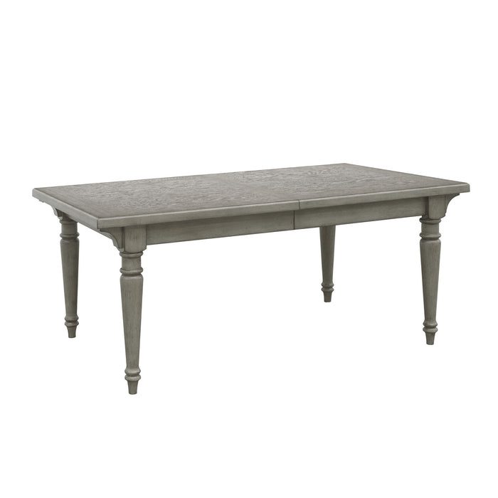 Madison Ridge - Farmhouse Leg Table - Buff Gray