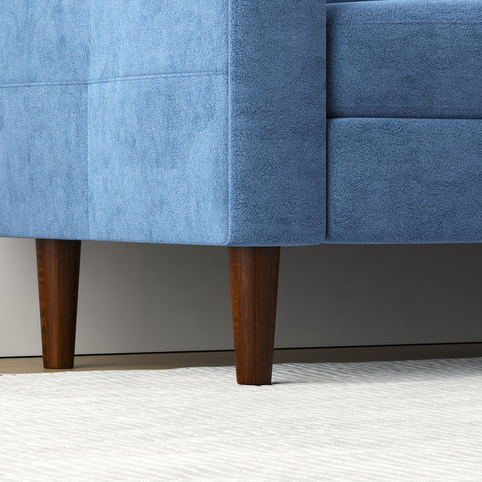 3 Seater Convertible Combination L Shaped Sofa With Footstools With Storage