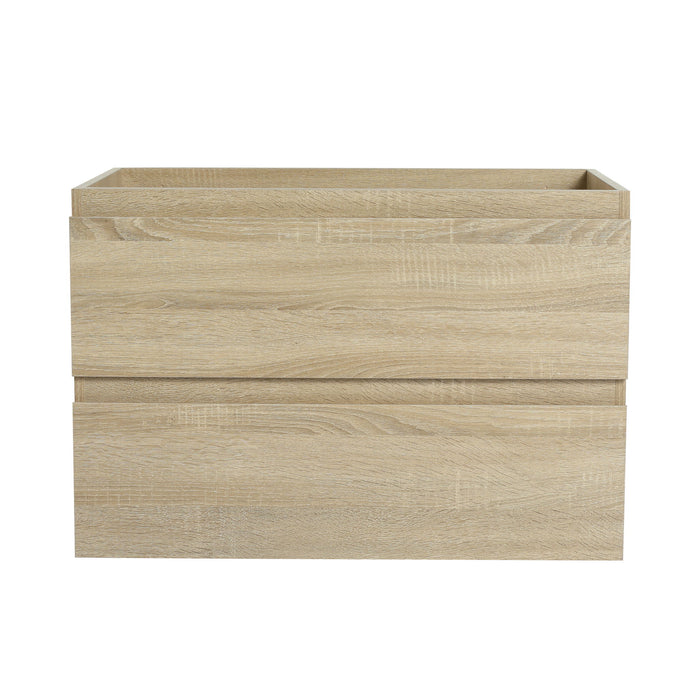 Wall Mounted Bathroom Vanity Cabinet, Soft Close Drawers (Vanity Only)