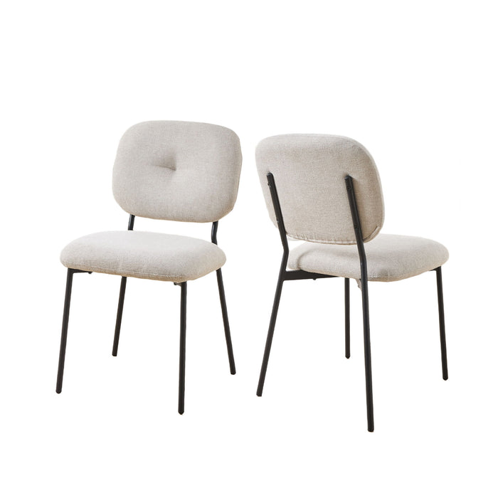 Modern 4 Person Dining Set With Bamboo & Table And Turquoise & Chairs Metal Legs, Space Saving Design - White