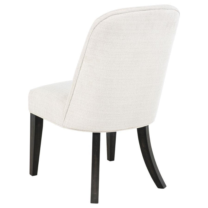 Leandro - Upholstered Dining Side Chair (Set of 2) - Cream
