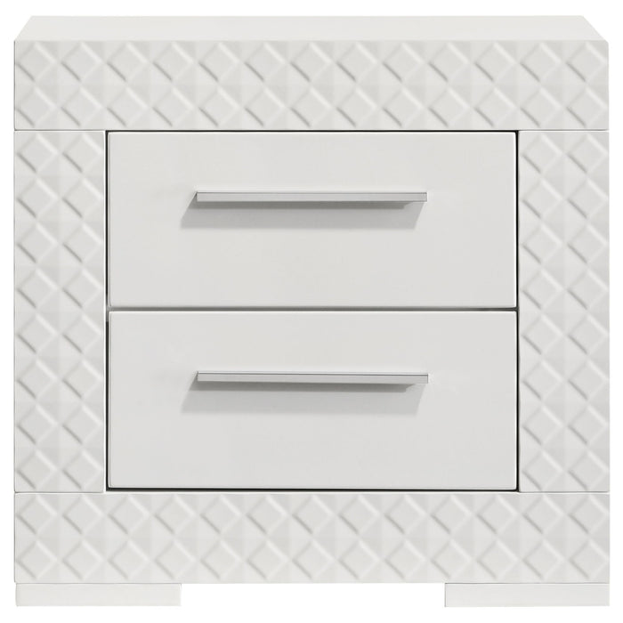 Pierce - 2 Drawer Nightstand, Bedside Table