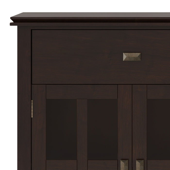 Artisan - Large 4 Door Sideboard Buffet - Dark Chestnut Brown