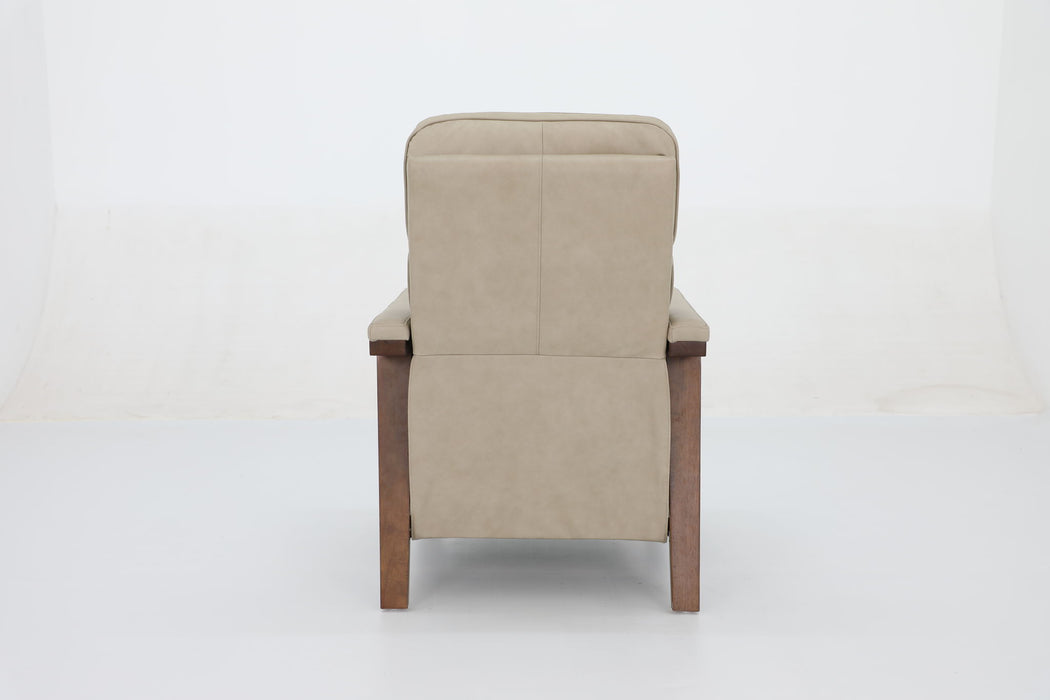 Ashland (B) - Recliner Push Thru The Arm - Cashmere-Stone