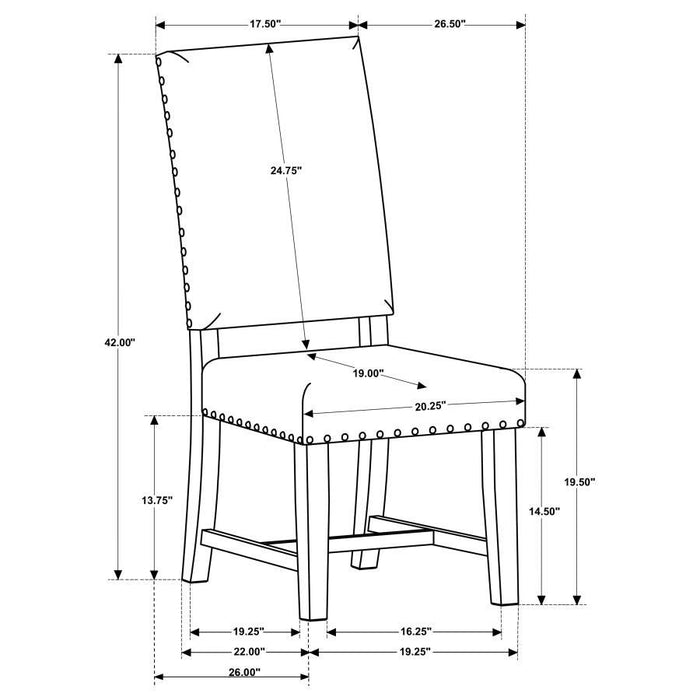 Twain - Upholstered Dining Side Chairs (Set of 2)