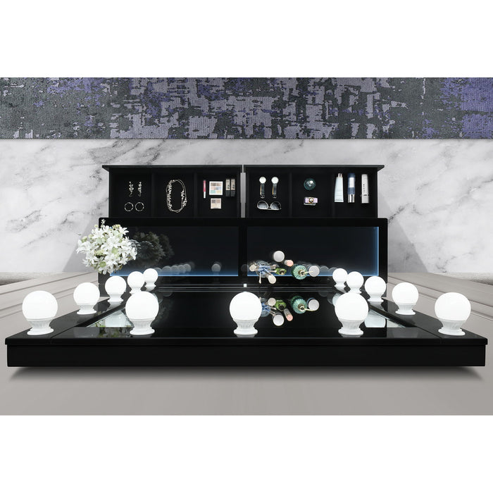 Elisa - Vanity Set With Stool And LED Bulbs