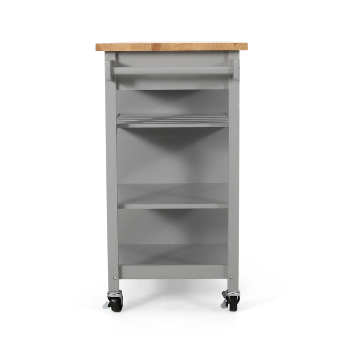 Contemporary Design Kitchen Cart With Wheels