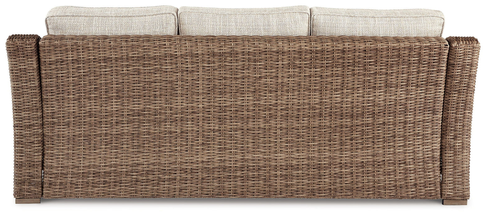 Beachcroft - Sofa with Cushion - Beige