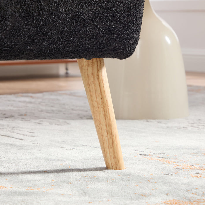 Upholstered Armless Accent Chair