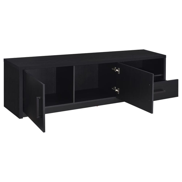 Murray - 70" 2-Door TV Stand Media Console - Black