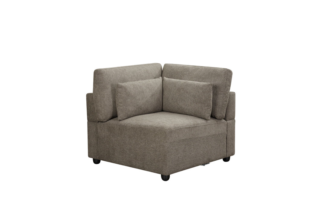 Rylie - Modular Sectional Sofa With Toss Pillows