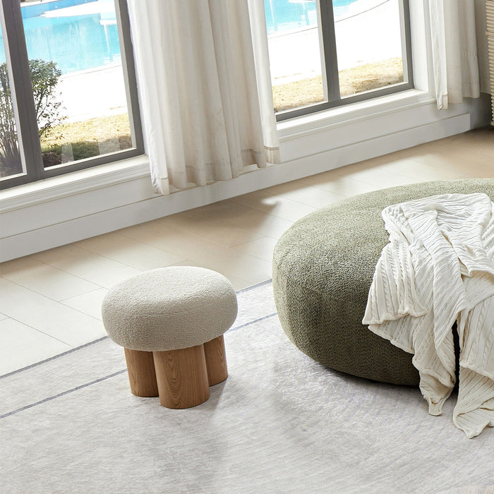 Versatile Mushroom Stool With Cushion
