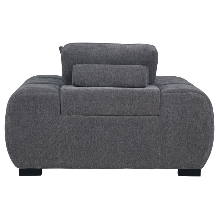 Plather - Track Arm Accent Chair