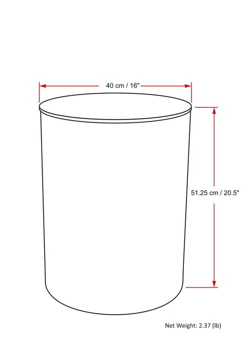 Curtis - Ombre Metal Cylinder Accent Table