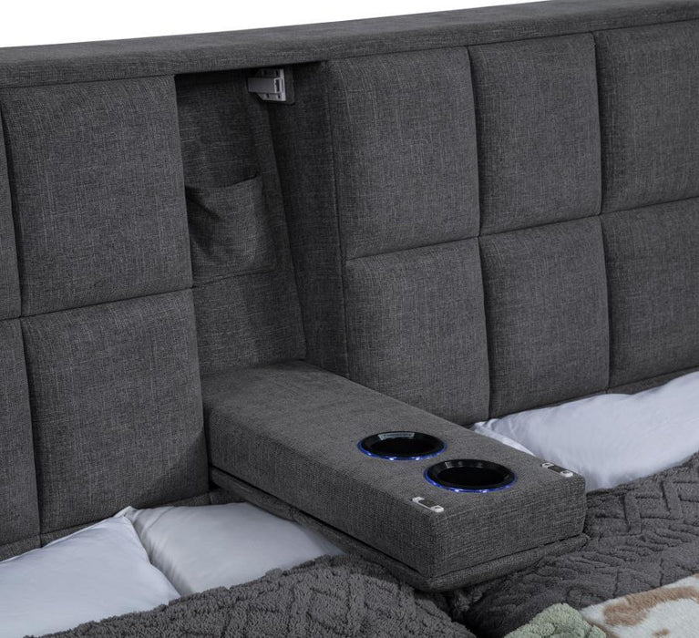 Dreux - Upholstered Panel Platform Bed