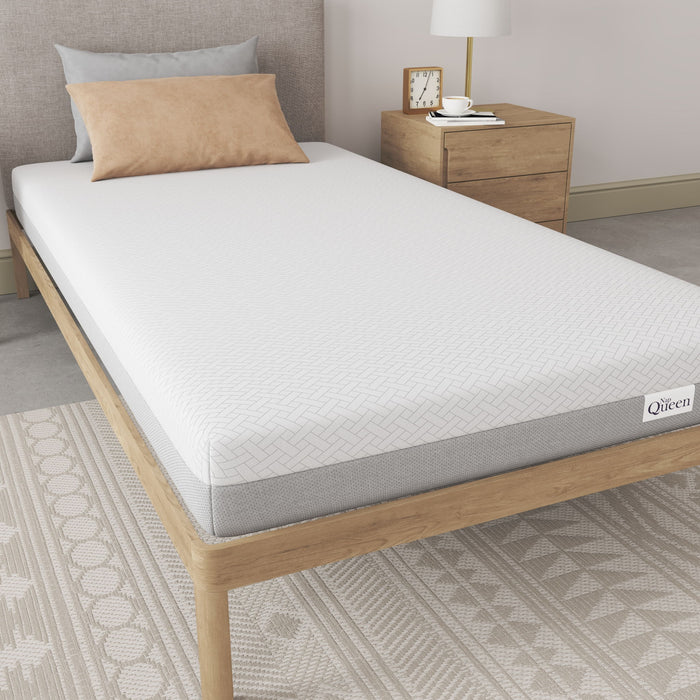 6" Memory Foam Mattress With Responsive Support And Breathable Cover