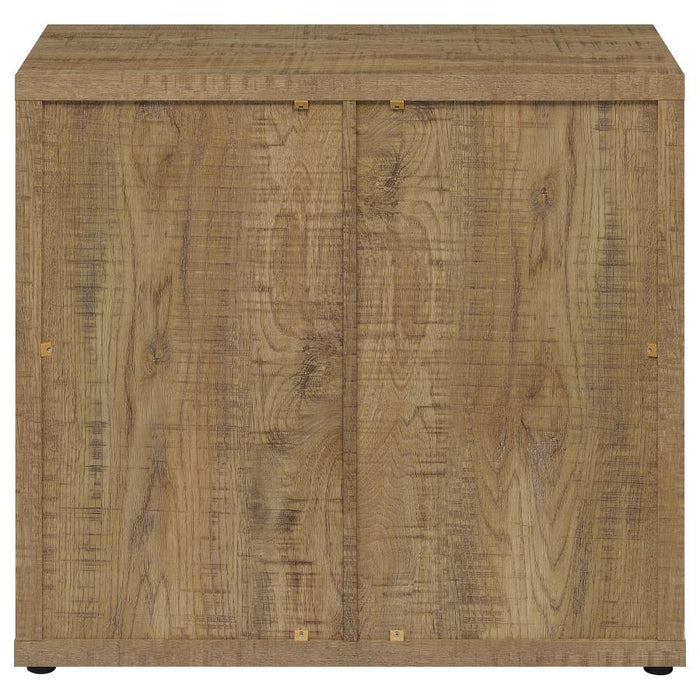 Pepita - 2 Door Engineered Wood Accent Cabinet - Mango Brown
