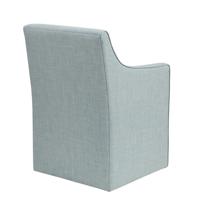 Traditional Skirted Dining Arm Chair