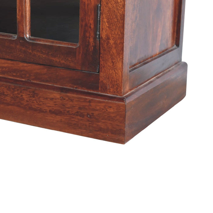 Glazed Cabinet - Cherry