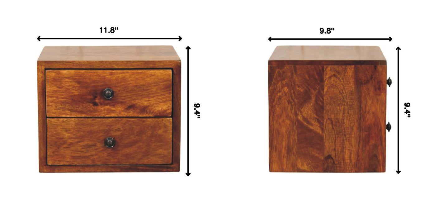 Solis - 1 Drawer Wall Mounted Nightstand