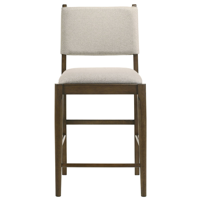 Crispin - Upholstered Counter Side Chair (Set of 2) - Brown