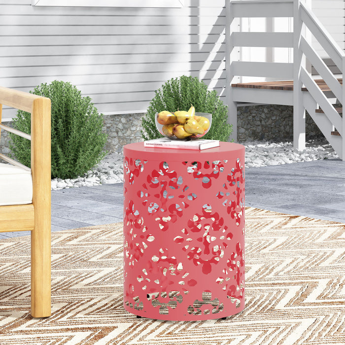 Outdoor Metal Modern Design End Table