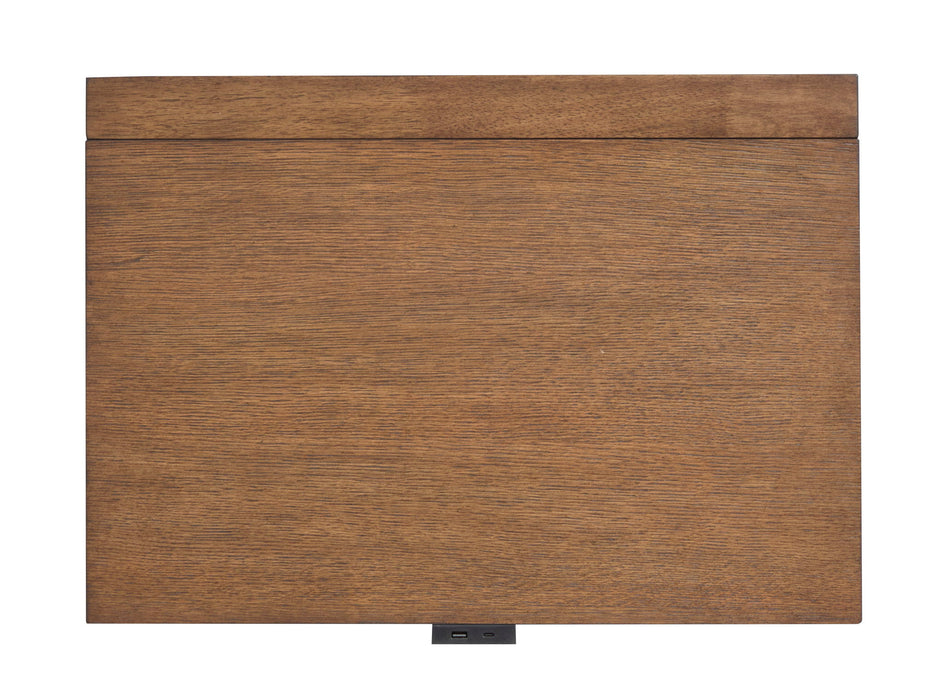Callisto - Drawer Nightstand - Bourbon Brown