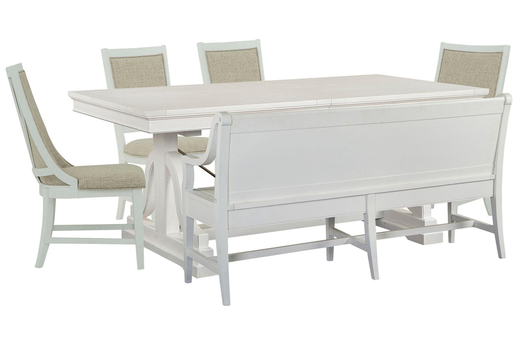 Heron Cove - Extendable Trestle Dining Table Set