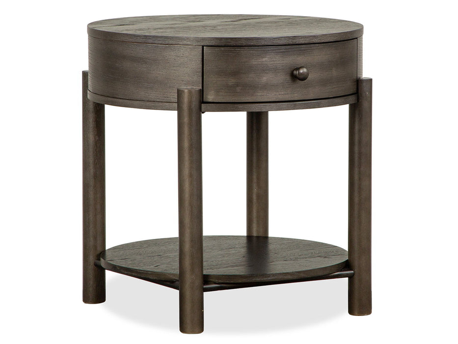 Hadleigh - Round End Table - Coffee Bean