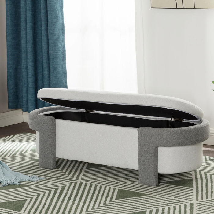 Versatile Storage Ottoman Bench, Spacious & Durable