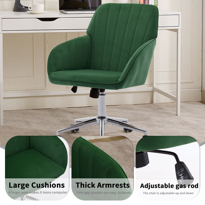 Adjustable Ergonomic Office Chair, Swivel Backrest Seat