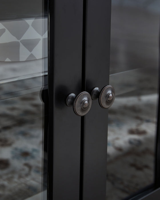 Wildenauer - XL TV Stand With Fireplace Option - Brown / Black