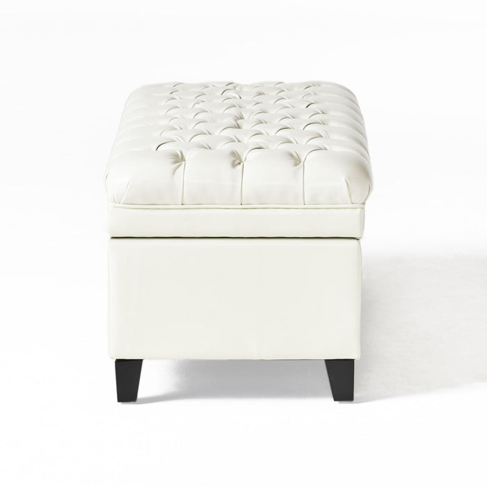 Juliana - Storage Ottoman With Birch Legs