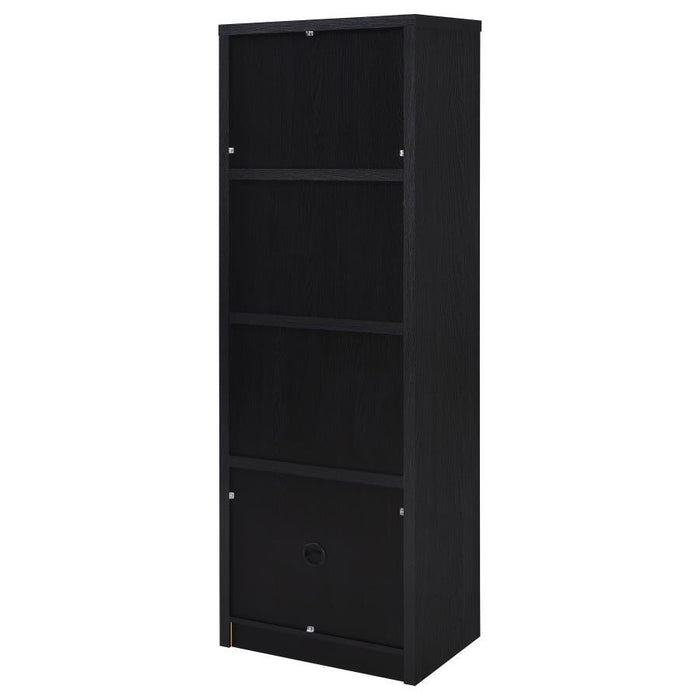 Winfield - 3-Sheld Media Tower Entertainment Pier - Black