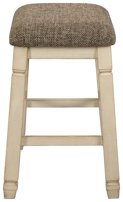 Bolanburg - Upholstered Stool (Set of 2) - Beige