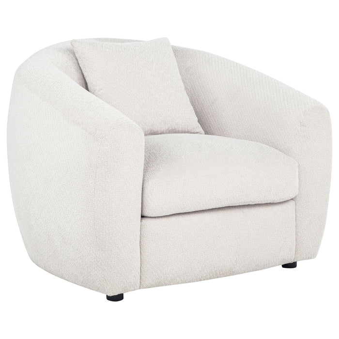 Isabella 3-piece Fabric Upholstered Sofa Set Sand