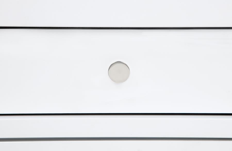 Gracemont - 3-Drawer Bedroom Nightstand Bedside Table - White