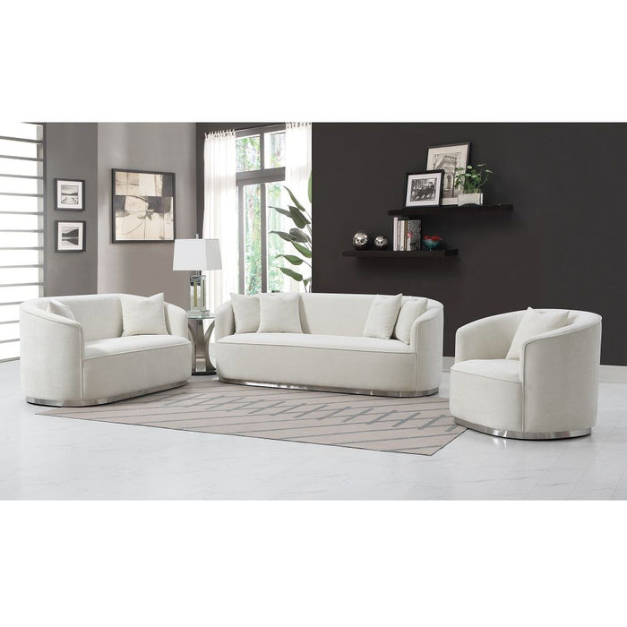 Odette - Sofa With 4 Pillows - Beige