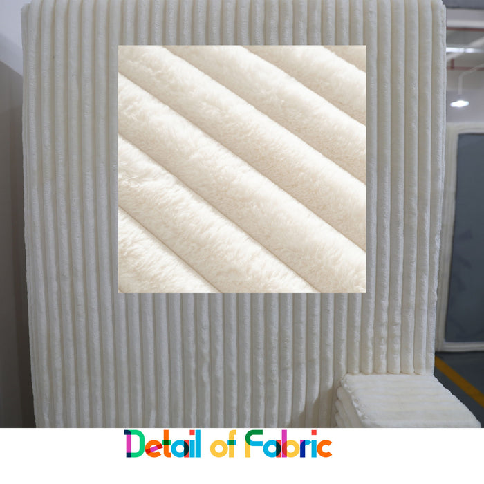 Corner Combination Sofa Sectional Couch With Soft Plush Fabric