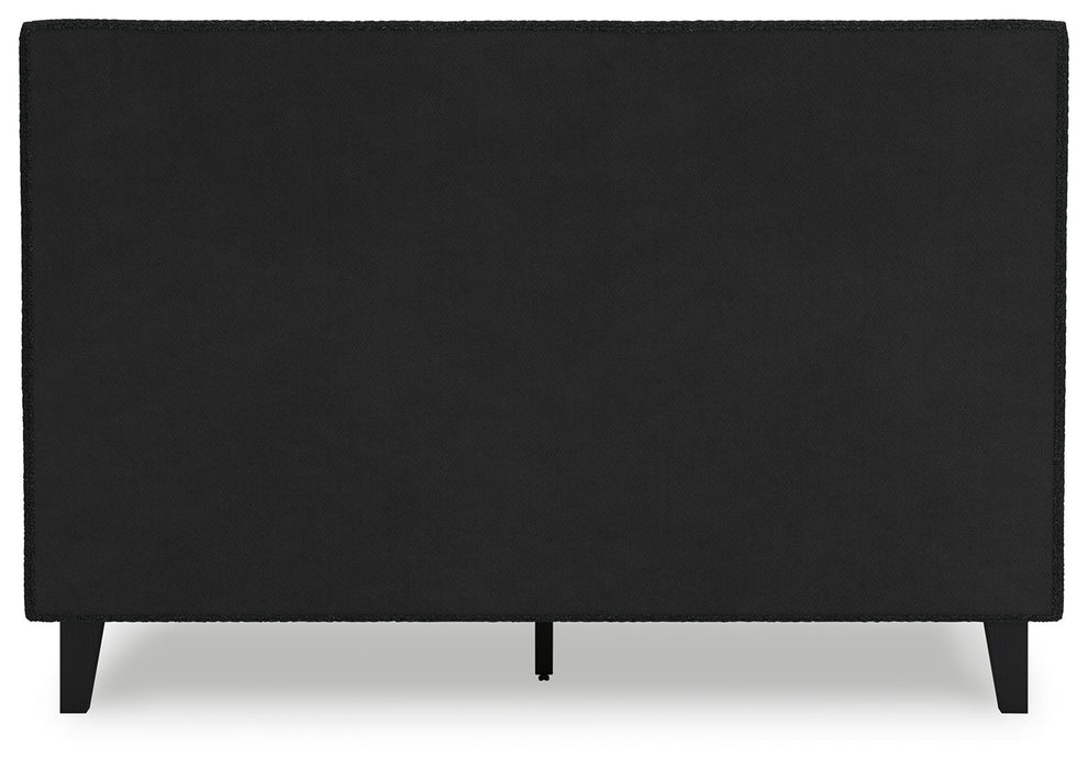 Cadmori - Upholstered Bed With Roll Slats