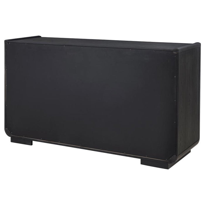 Leandro - 2-Drawer Dining Sideboard Server - Burnished Black