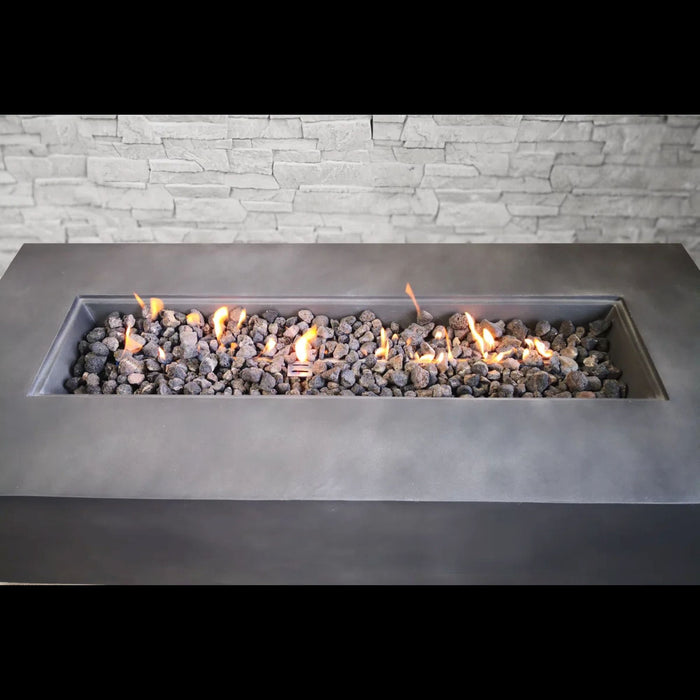 Modern Concrete Design Propane Outdoor Fire Pit Table
