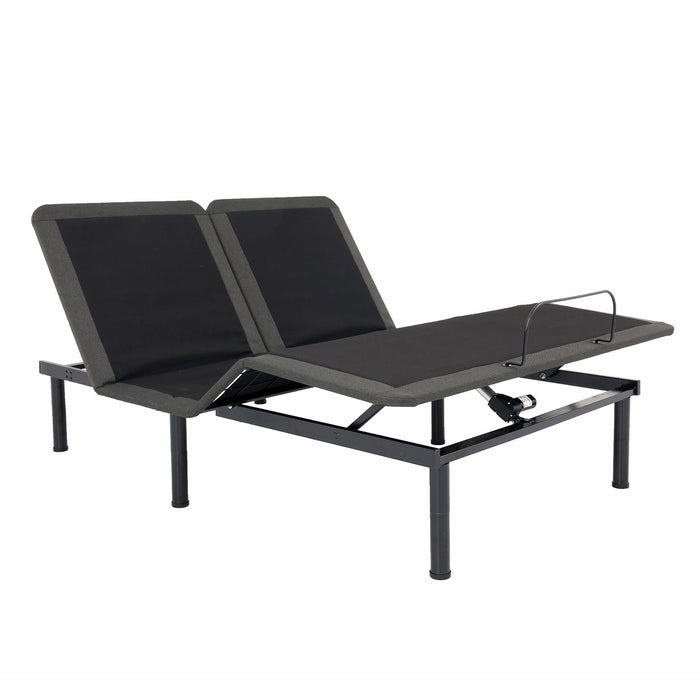 Refresh - 12" Queen Size Flex Head Memory Foam Hybrid Mattress And Adjustable Base Bundle - Blue